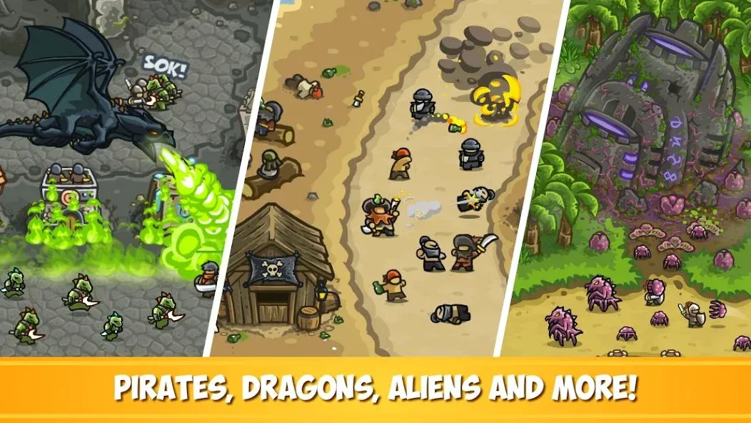 Kingdom Rush Frontiers TD [MOD: безлимитные деньги и герои] Screenshot 5