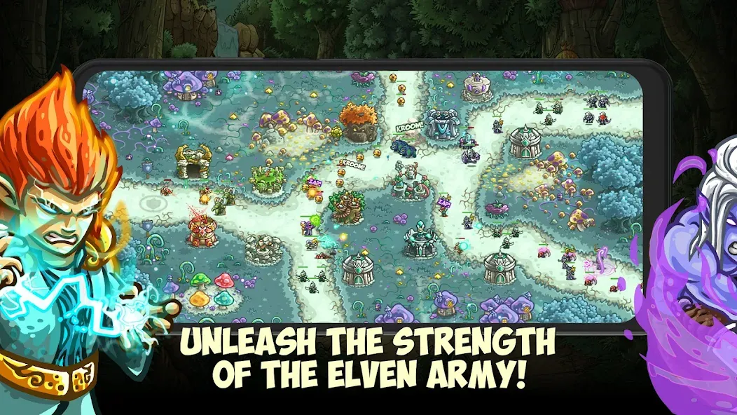 Kingdom Rush Origins TD [MOD: безлимитные деньги и все герои] Screenshot 2