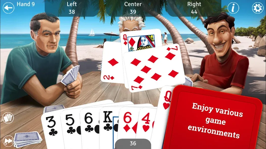 Hearts [MOD: открыты все уровни и карты] Screenshot 2