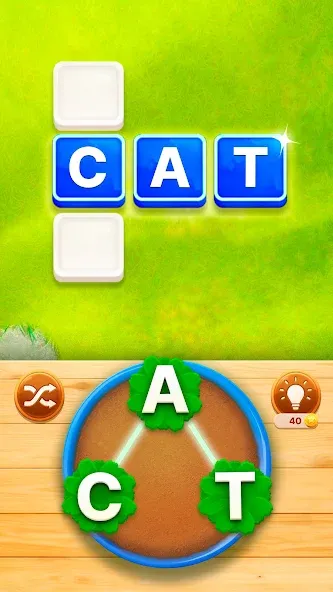 Word Garden : Crosswords [MOD: без рекламы и подсказки доступны] Screenshot 1