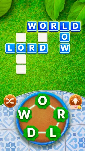 Word Garden : Crosswords [MOD: без рекламы и подсказки доступны] Screenshot 2