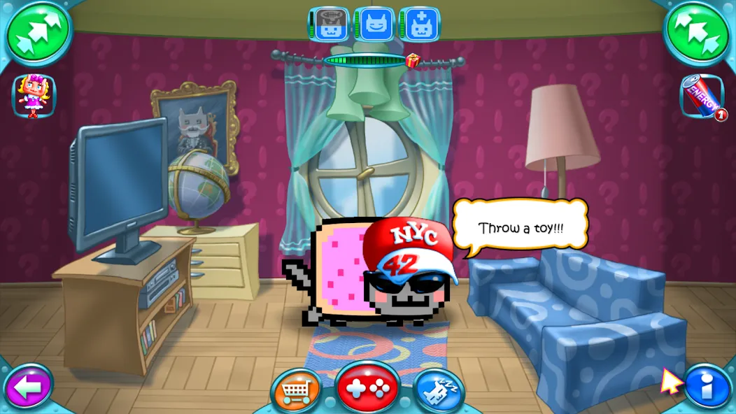 Nyan Cat: Lost In Space [MOD: безлимитные монеты и все бонусы] Screenshot 2