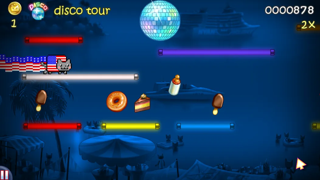 Nyan Cat: Lost In Space [MOD: безлимитные монеты и все бонусы] Screenshot 5