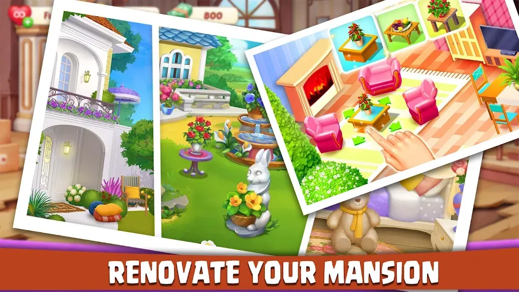 House Design: Redecor Makeover [MOD: безлимитные деньги и открыты все уровни] Screenshot 5