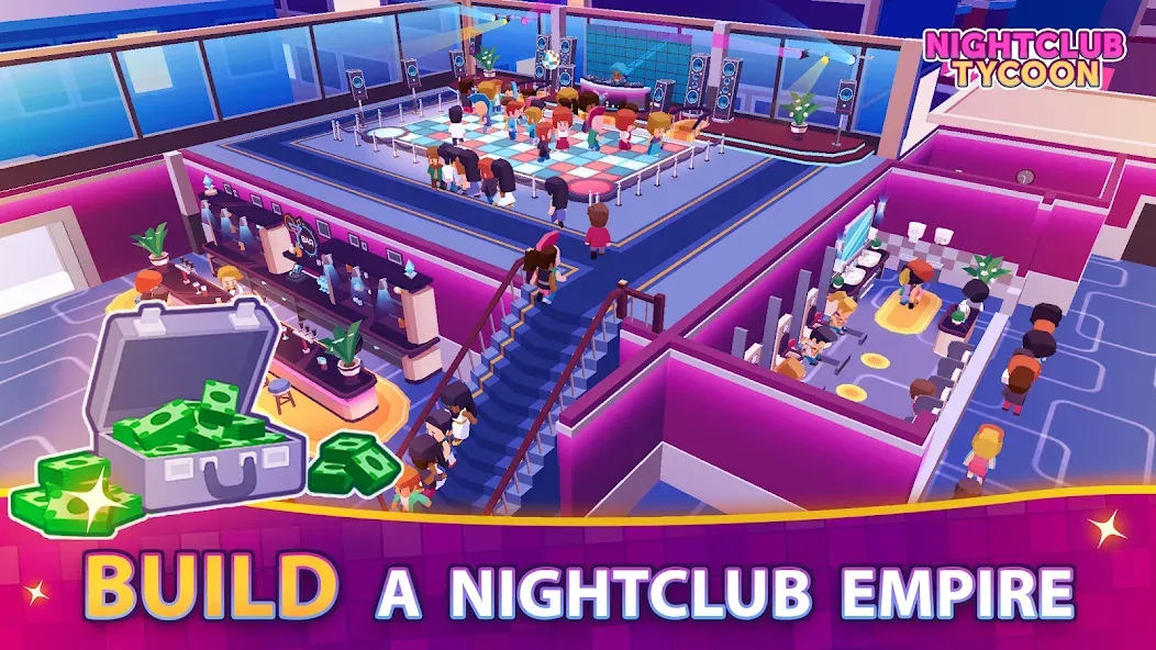 Nightclub Tycoon: Idle Empire [MOD: безлимитные деньги и энергия] Screenshot 1