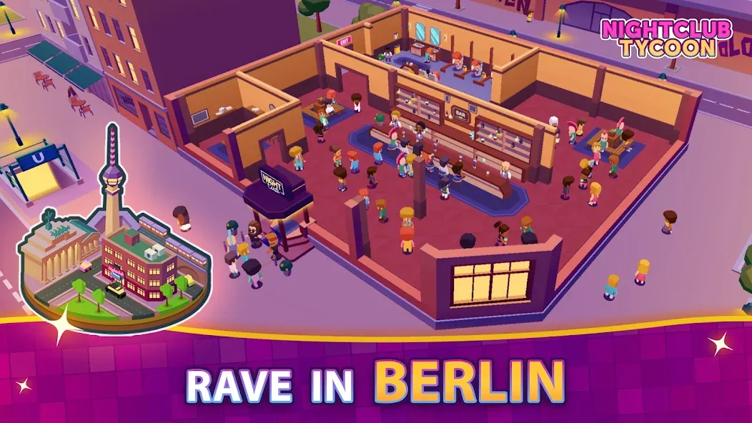 Nightclub Tycoon: Idle Empire [MOD: безлимитные деньги и энергия] Screenshot 2