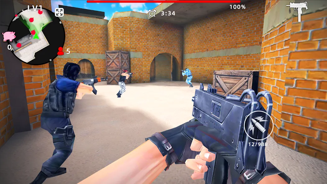 Gun Strike: FPS Shooter Game [MOD: безлимитные деньги и патроны] Screenshot 3