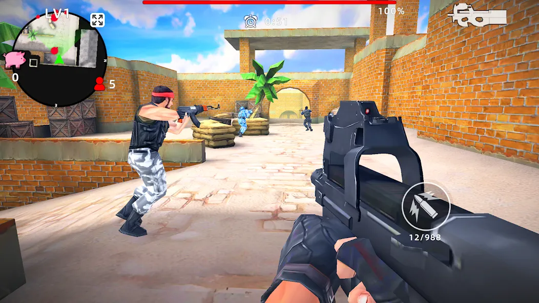 Gun Strike: FPS Shooter Game [MOD: безлимитные деньги и патроны] Screenshot 4
