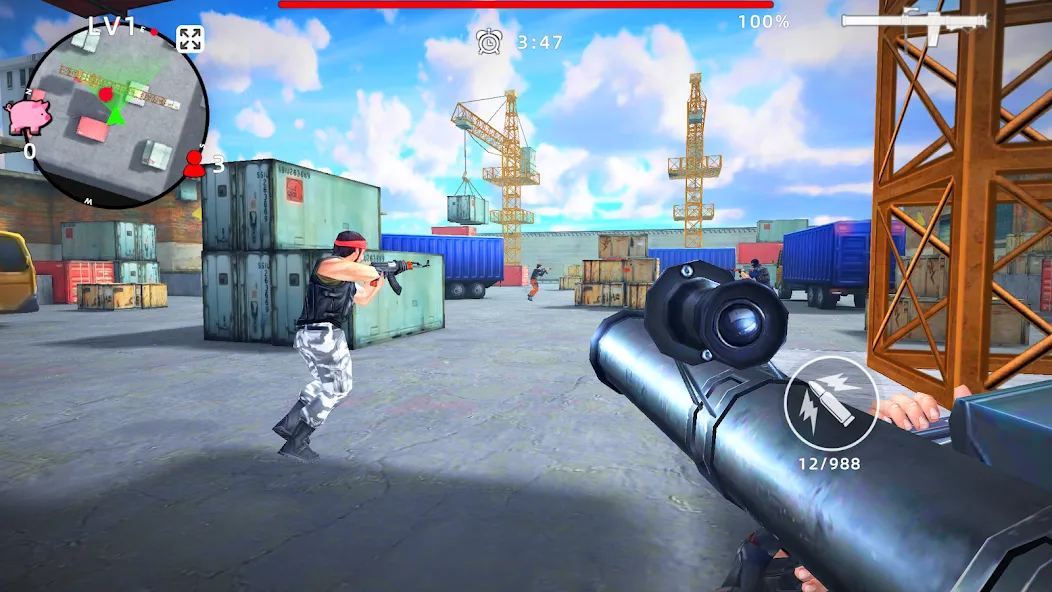 Gun Strike: FPS Shooter Game [MOD: безлимитные деньги и патроны] Screenshot 5