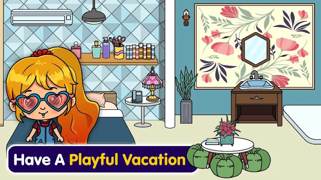 Tizi Town - My Hotel Games [MOD: открыты все номера и бесконечные деньги] Screenshot 3