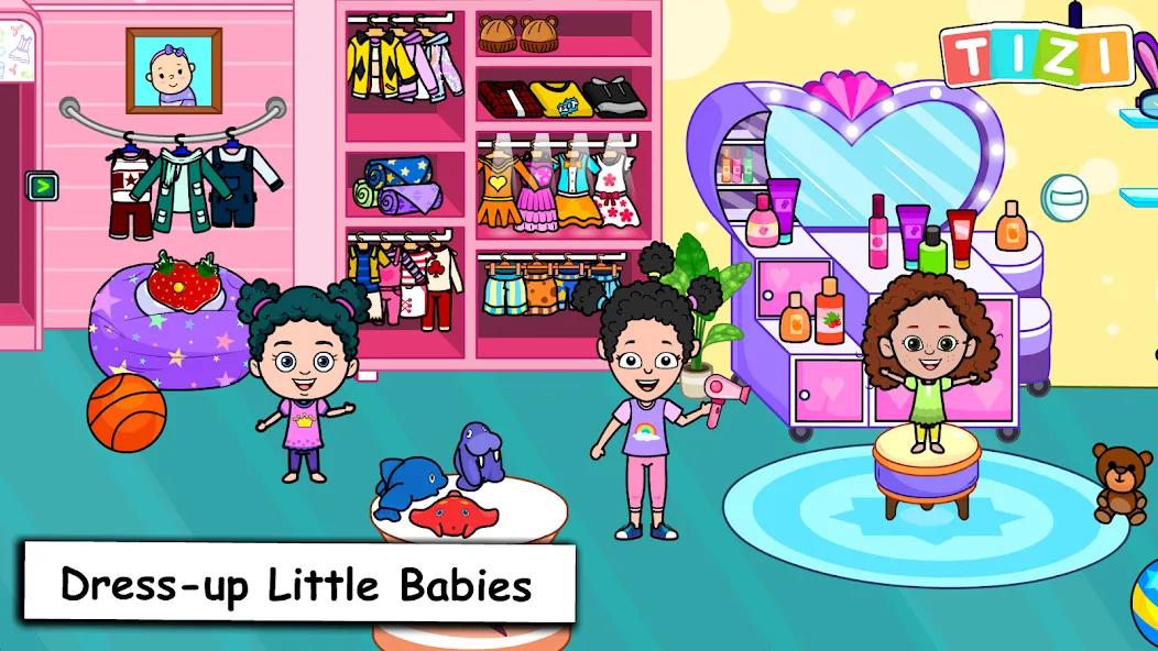 My Tizi Town Daycare Baby Game [MOD: безлимитные монеты и все предметы] Screenshot 4