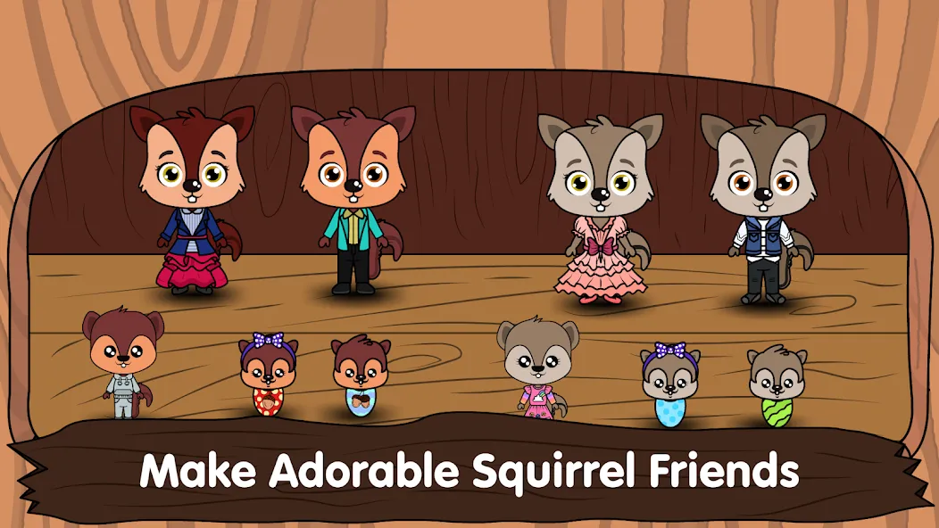 Animal Town - My Squirrel Home [MOD: безлимитные монеты и все предметы] Screenshot 3