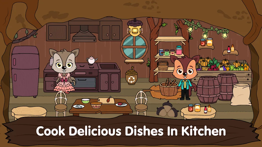Animal Town - My Squirrel Home [MOD: безлимитные монеты и все предметы] Screenshot 5