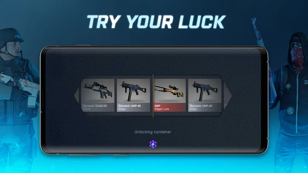 Case Opener - skins simulator [MOD: много монет и все скины] Screenshot 3