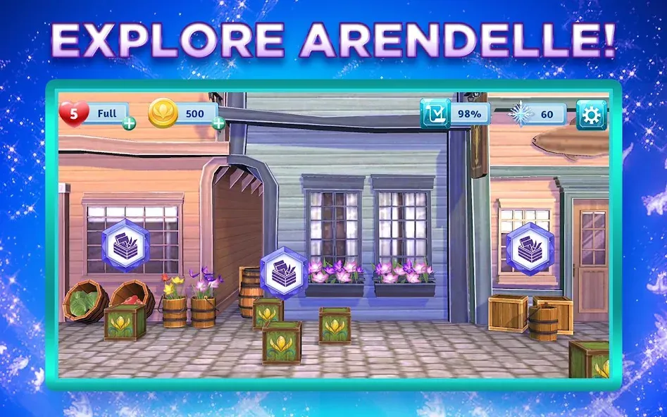 Disney Frozen Adventures [MOD: безлимитные ресурсы и открытые уровни] Screenshot 5