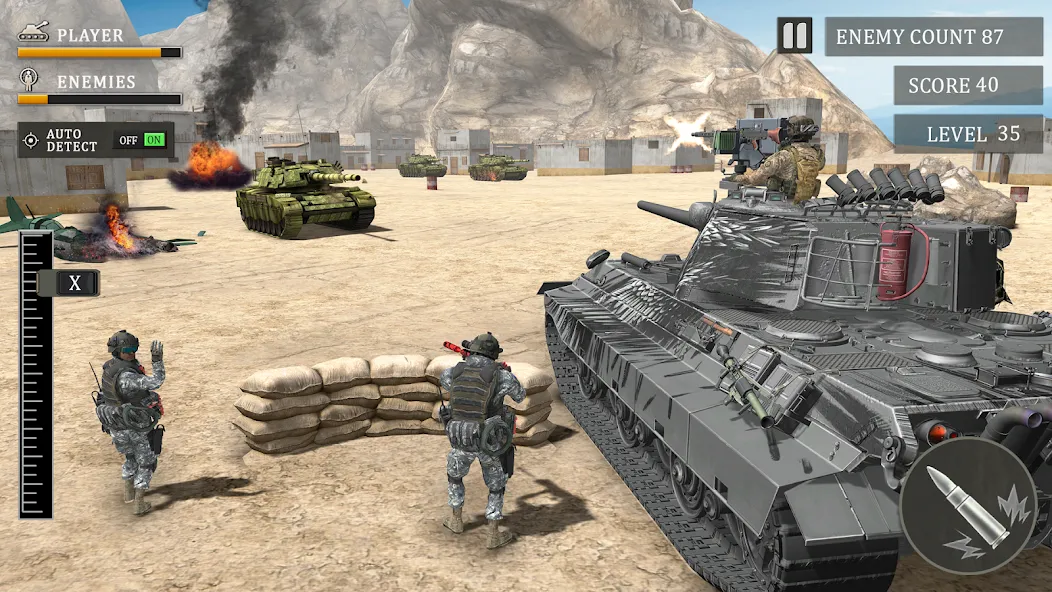 Tank Fury: Battle of Steels [MOD: безлимитные ресурсы и мощные танки] Screenshot 1