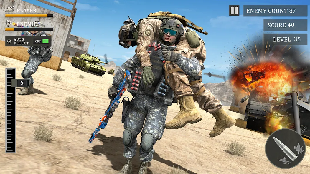 Tank Fury: Battle of Steels [MOD: безлимитные ресурсы и мощные танки] Screenshot 3