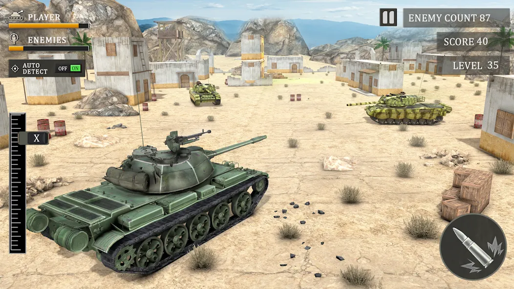 Tank Fury: Battle of Steels [MOD: безлимитные ресурсы и мощные танки] Screenshot 4