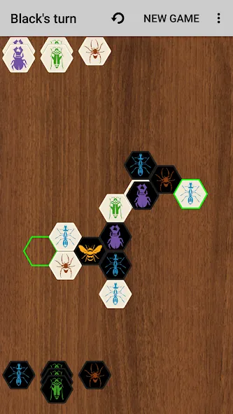 Hive with AI (board game] [MOD: умный искусственный интеллект без ограничений] Screenshot 4