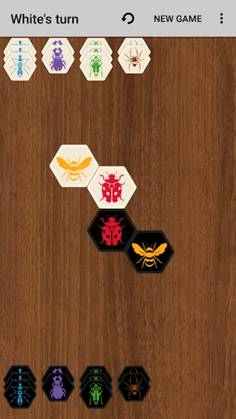 Hive with AI (board game] [MOD: умный искусственный интеллект без ограничений] Screenshot 5