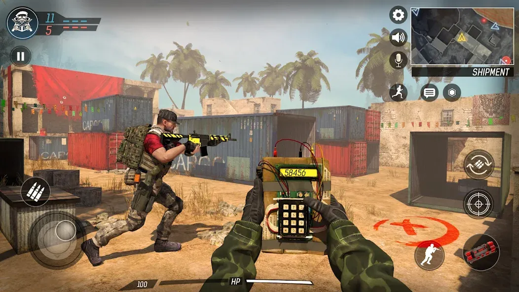 Gun Game: Hero FPS Shooter [MOD: безлимитные патроны и мощное оружие] Screenshot 4