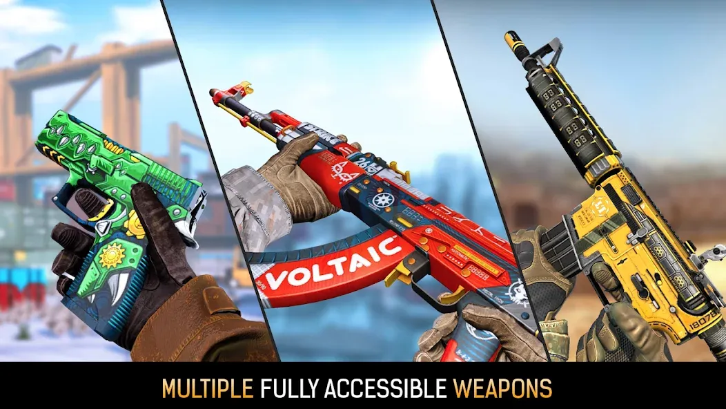 Gun Game: Hero FPS Shooter [MOD: безлимитные патроны и мощное оружие] Screenshot 5