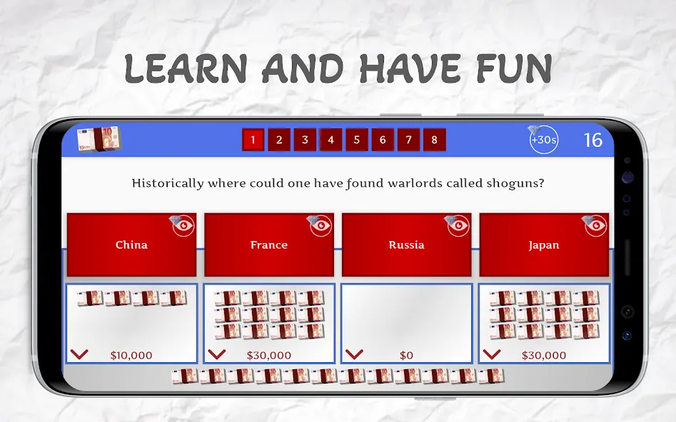 Money Drop - Trivia Quiz Game [MOD: безлимитные деньги и подсказки] Screenshot 1