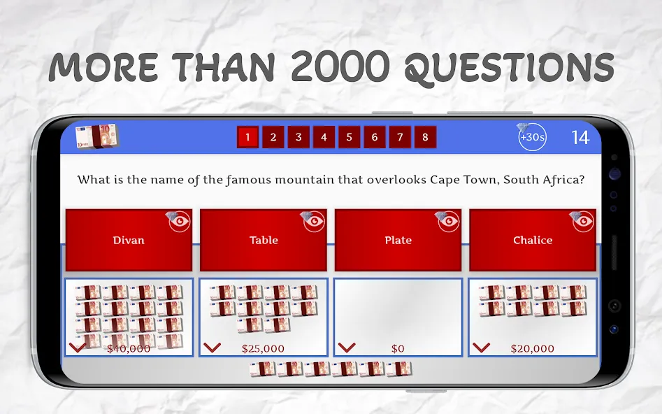 Money Drop - Trivia Quiz Game [MOD: безлимитные деньги и подсказки] Screenshot 2