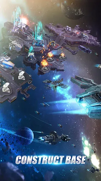 Galaxy Battleship [MOD: безлимитные ресурсы и мощный флот] Screenshot 1