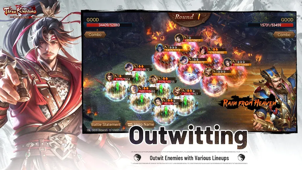 Three Kingdoms: Overlord [MOD: безлимитные ресурсы и усиленные герои] Screenshot 3