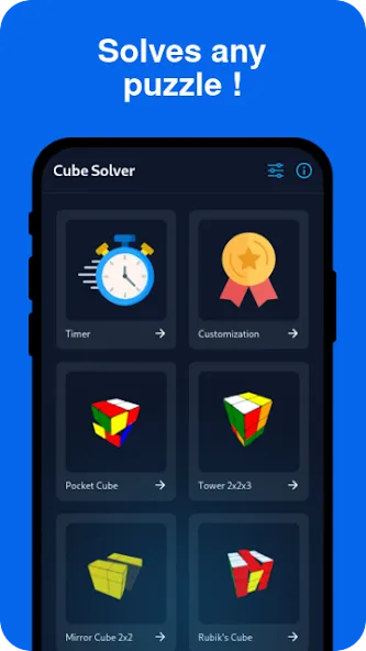 Cube Solver [MOD: подсказки для быстрой сборки] Screenshot 1