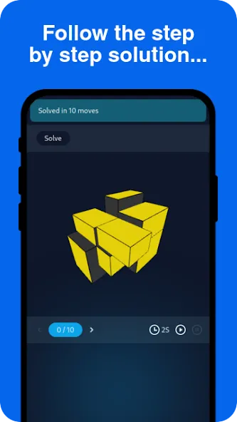 Cube Solver [MOD: подсказки для быстрой сборки] Screenshot 3