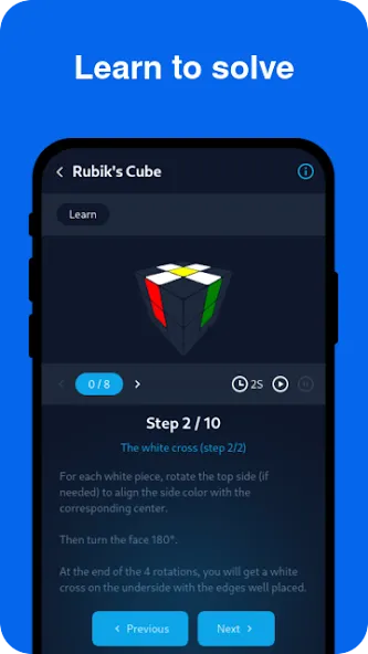 Cube Solver [MOD: подсказки для быстрой сборки] Screenshot 4