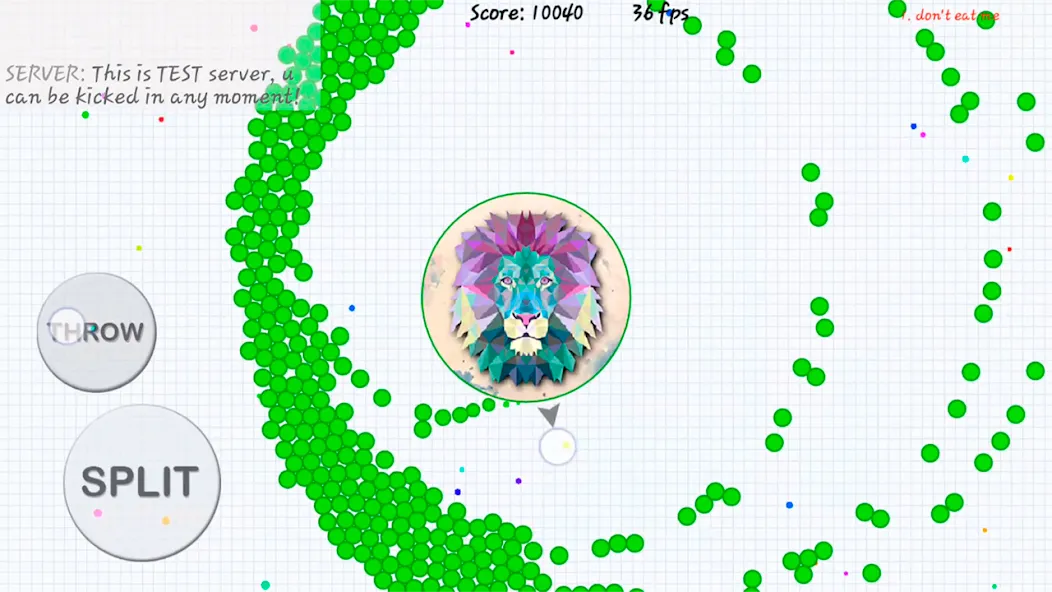 Blob.io - Multiplayer io games [MOD: много монет и мощный старт] Screenshot 2
