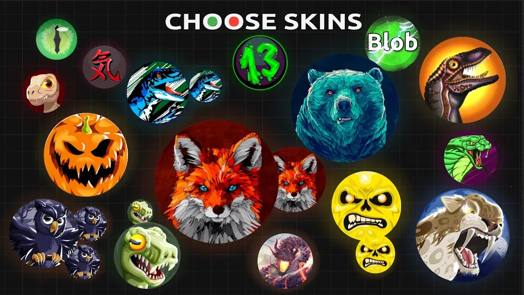 Blob.io - Multiplayer io games [MOD: много монет и мощный старт] Screenshot 4