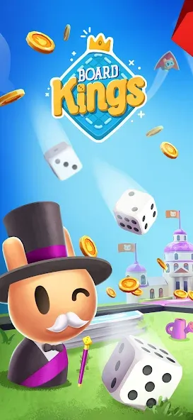 Board Kings: Board Dice Games [MOD: безлимитные броски и монеты] Screenshot 1
