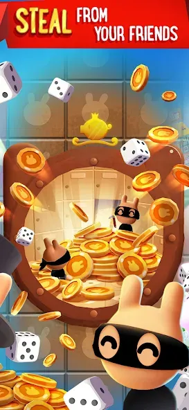 Board Kings: Board Dice Games [MOD: безлимитные броски и монеты] Screenshot 5