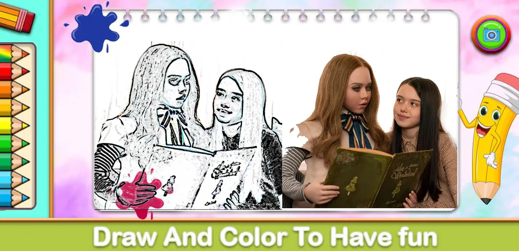 Megan Coloring Game [MOD: все раскраски разблокированы] Screenshot 2
