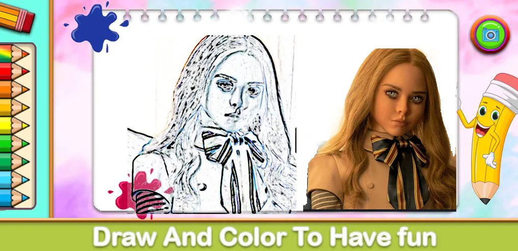 Megan Coloring Game [MOD: все раскраски разблокированы] Screenshot 3