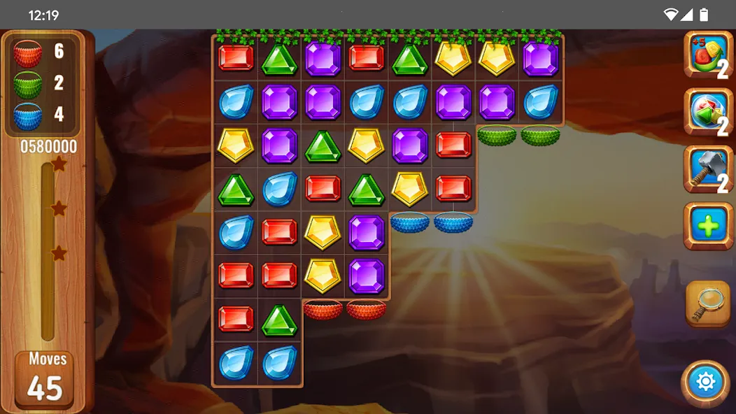 Gems or jewels ? [MOD: безлимитные жизни и усилители] Screenshot 1