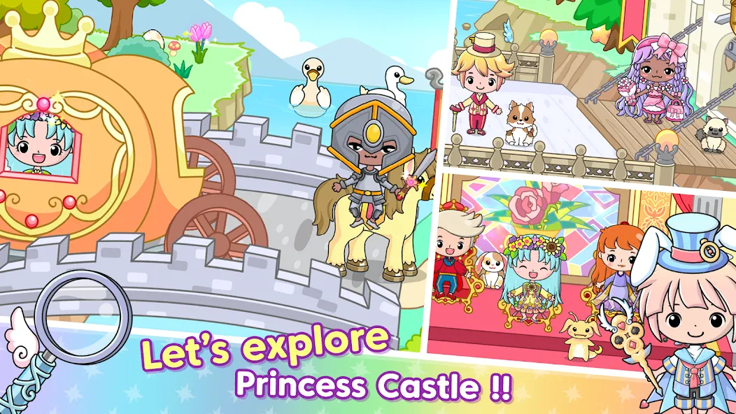 Jibi Land : Princess Castle [MOD: много монет и всё открыто] Screenshot 1