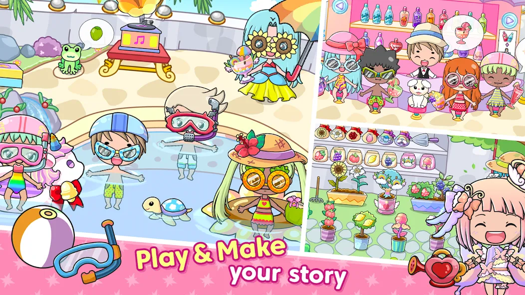 Jibi Land : Princess Castle [MOD: много монет и всё открыто] Screenshot 3