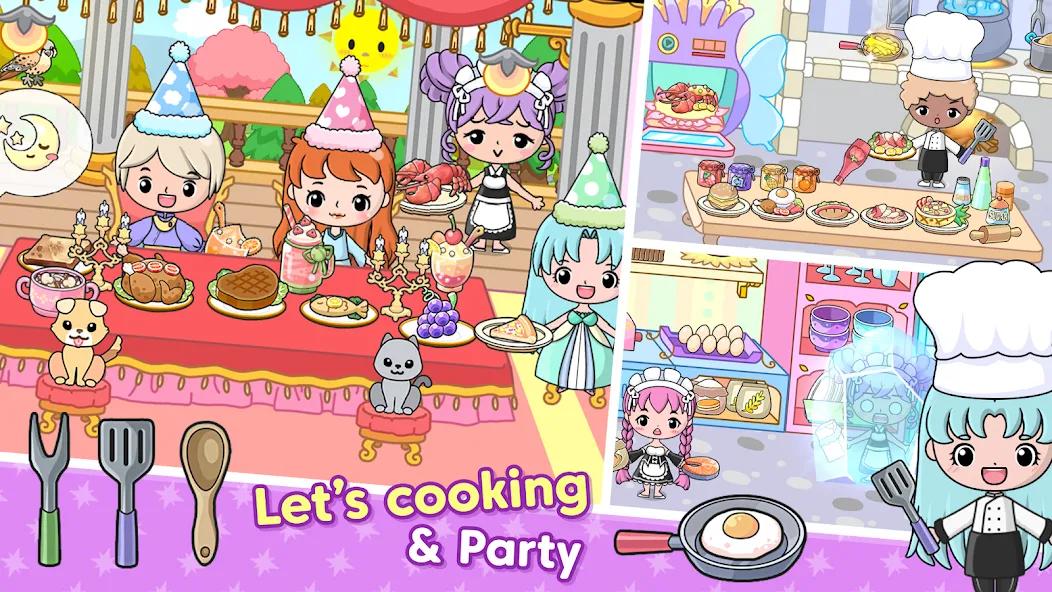 Jibi Land : Princess Castle [MOD: много монет и всё открыто] Screenshot 4
