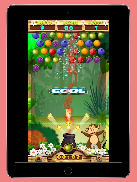 Fruits Shooter Pop [MOD: безлимитные жизни и усилители] Screenshot 1