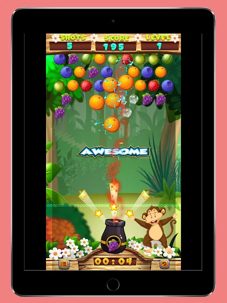 Fruits Shooter Pop [MOD: безлимитные жизни и усилители] Screenshot 3