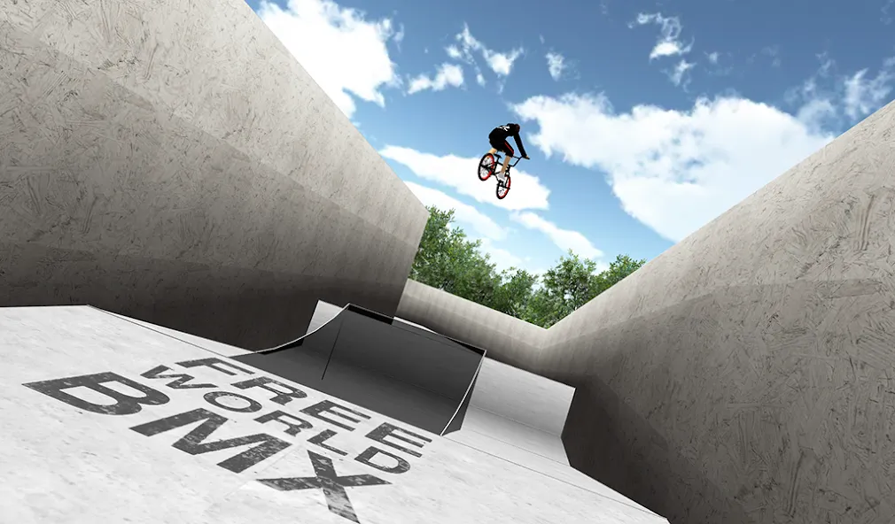 Free World BMX [MOD: безлимитные деньги и все трюки открыты] Screenshot 1