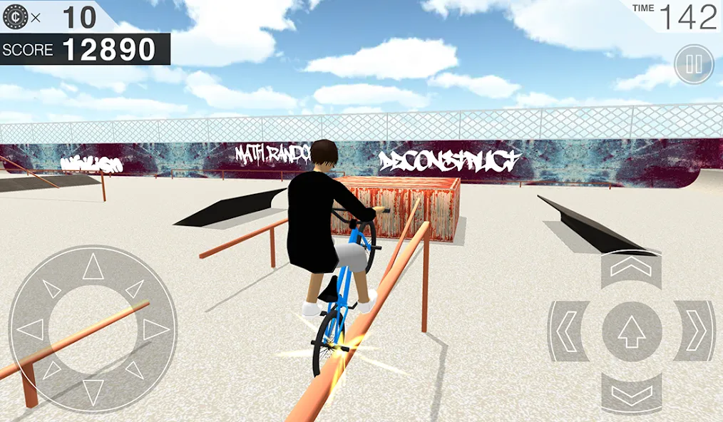 Free World BMX [MOD: безлимитные деньги и все трюки открыты] Screenshot 2