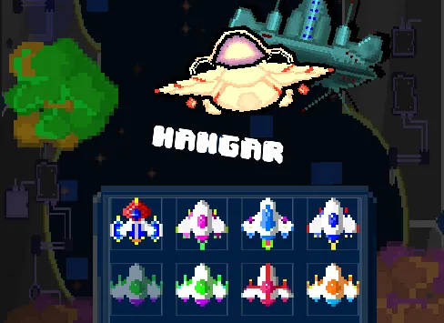 Galaxiga Retro Arcade Action [MOD: безлимитные деньги и усиленное оружие] Screenshot 4