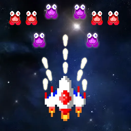 Galaxiga Retro Arcade Action [MOD: безлимитные деньги и усиленное оружие] Screenshot 5