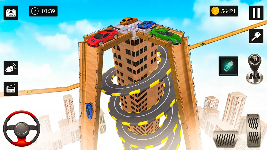 Ramp Car Stunt Racing Game [MOD: безлимитные деньги и все машины открыты] Screenshot 1
